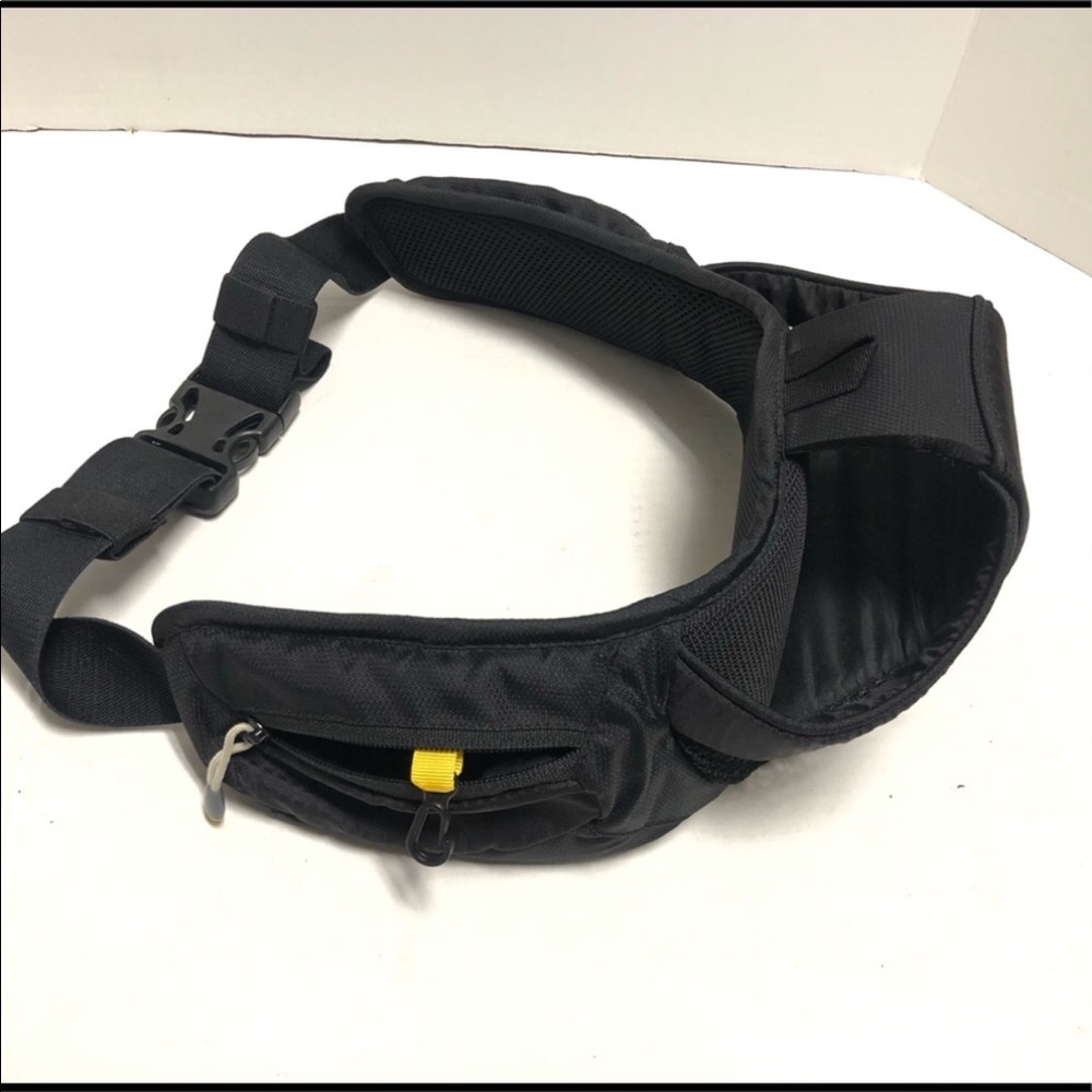 Nathan running water belt ID key black (belt only)